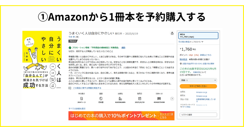 １予約購入する